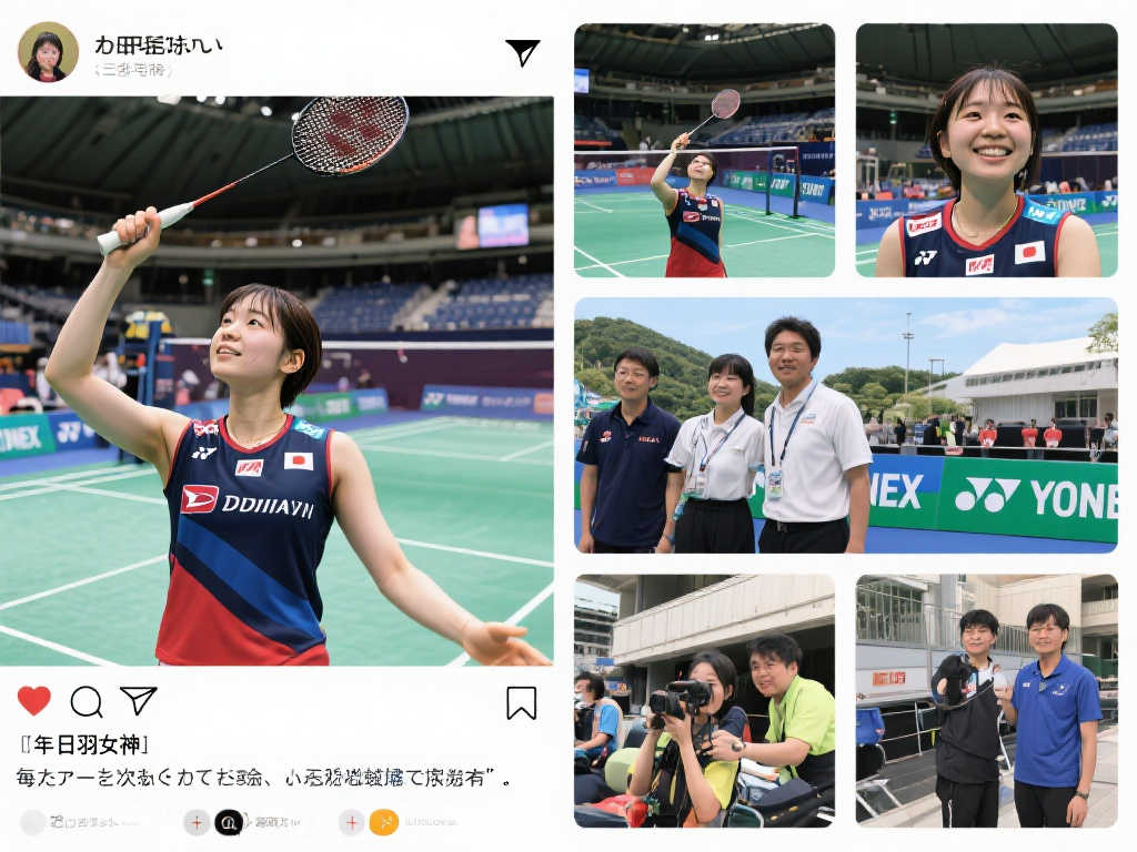 日羽名将志田千阳晒多图回顾亚锦赛，点赞组委会安保服务